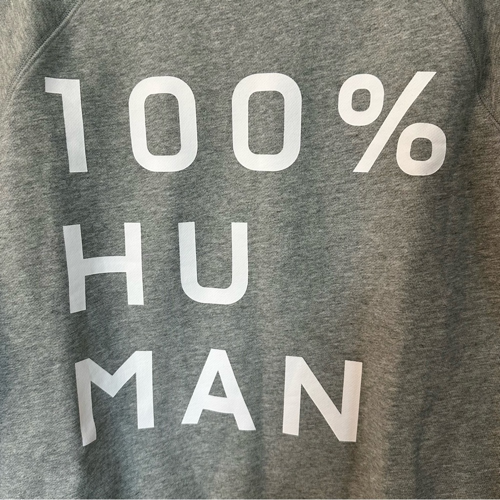Everlane Grey Long Sleeve Cotton Crewneck 100% Human Sweatshirt Sz XS NWOT - Picture 4 of 7